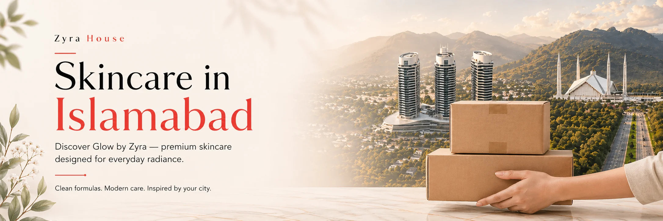 Glow by Zyra Skincare Delivery Islamabad — UK-Based Dermatologist-Tested