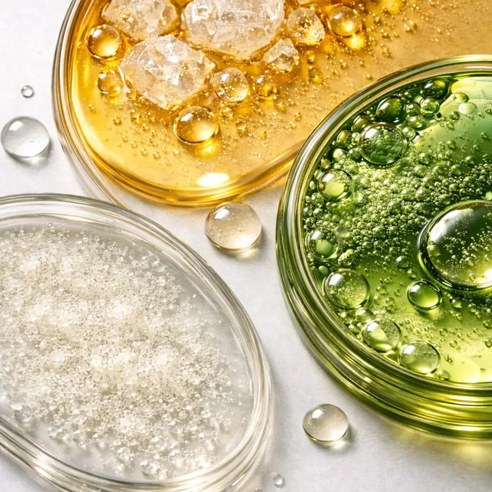 Kojic Acid, Alpha Arbutin and Hyaluronic Acid