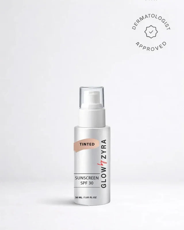 Tinted Sunscreen SPF 30 no white cast Pakistan brown skin